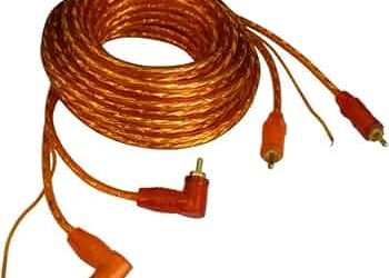 ICE POWER RCA 2R-2RCA 5M CLEAR GOLD