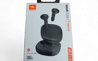 JBL WAVE FLEX BLACK T WIRLELESS EARBUDS