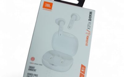 JBL WAVE FLEX WHITE T WIRELESS EARBUDS