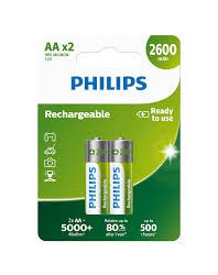 PHILIPS BATTERY AA RECHAGEABLE