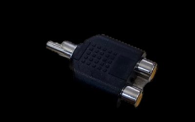 XTC PLUG 2 RCA JACK 6.35MM STEREO