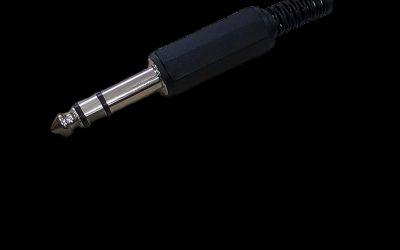 XTC PLUG WITH SPRING 6.35MM STEREO