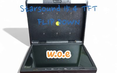STARSOUND 15.4″ TFT FLIP DOWN MON BLACK