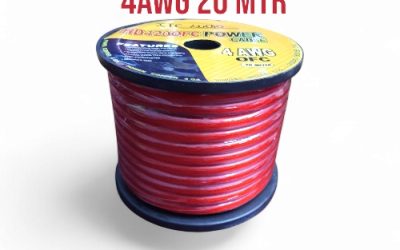 XTC POWER CABLE 4 GAUGE AWG OFC 20 MTR