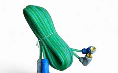 XTC RCA 2X2 MALE 3 METER GREEN