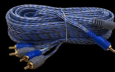 XTC RCA 2X4 MALE 7METER LIGHT BLUE/RED