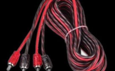 XTC RCA 2X2 MALE 7MT RED/BLACK