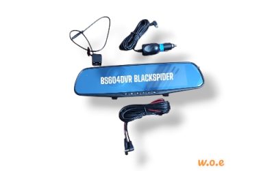 BLACKSPIDER REARVIEW MIRROR/DVR 22-119