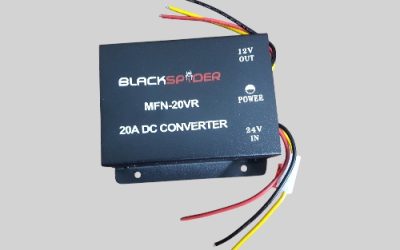 BLACKSPIDER CONVERTER 20A 24 TO 12 V