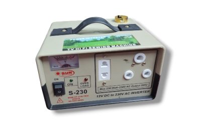 SUN SOLAR INVERTER 12V DC TO 230V AC