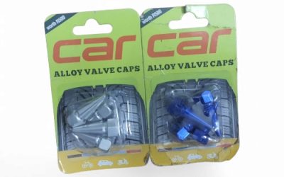 CAR ALLOY VALVE CAPS BLUE/GOLDEN/BLK/SIL