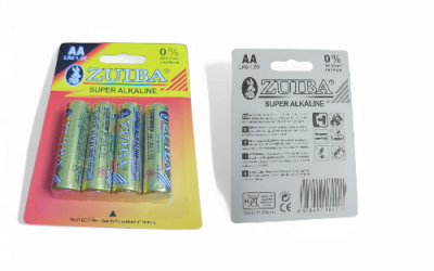 ZUIBA BATTERY AA LR6  1.5VSUPER ALKALINE