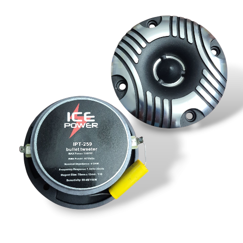 ICE POWER BULLET TWEETER 1500W 70MMX12MM