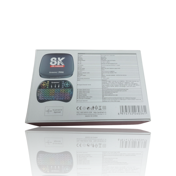 ANDOWL TV98.BOX 8K ULTRAHD 64GROM 4GRAM - Image 2