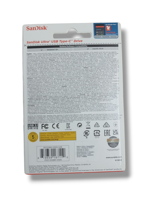 SANDISK ULTRA USB TYPE C 32GB 150MB/S - Image 2