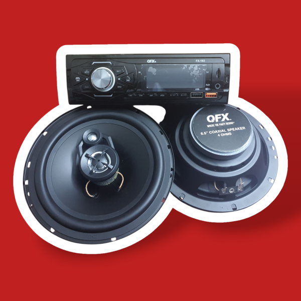 QFX MP3+2X6.5"SPEAK BLUETOOTH CAR STEREO