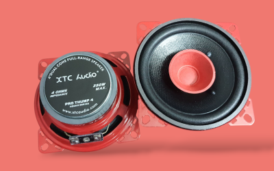 XTC SPEAKER 350W 4″DUAL CO HOOKA SERIES