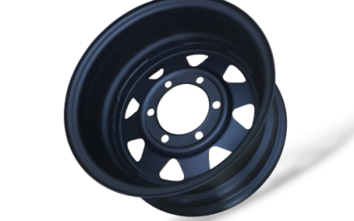MAGS 6/139/14X7 MATT BLACK WITH 2 RED ST